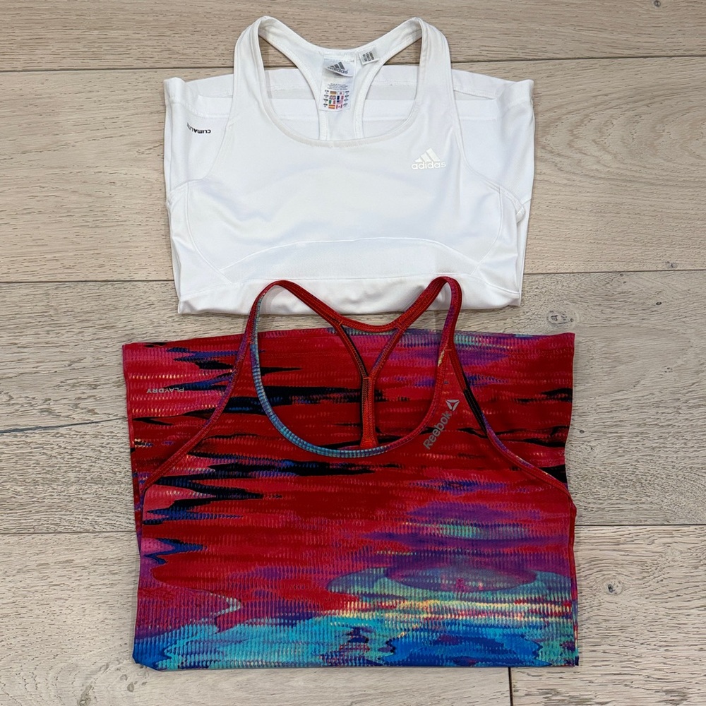 Adidas & Reebok Tank Top Bundle in Size Small